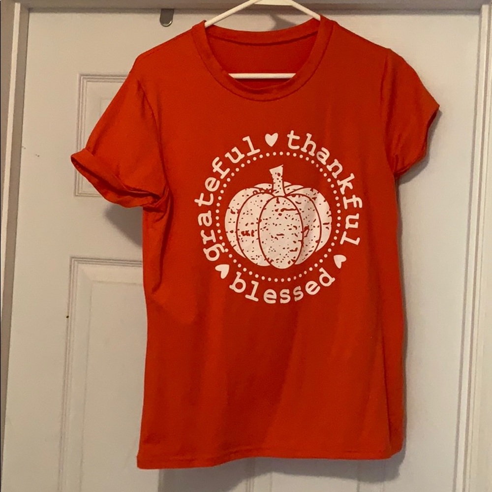 “grateful, thankful, blessed” t-shirt